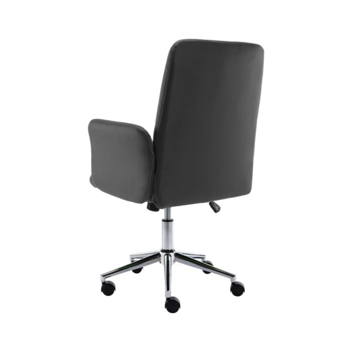 Chaise de bureau Gris Similicuir