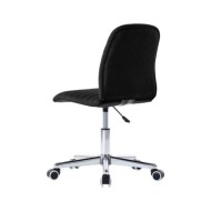 Chaises de salle à manger 2 pcs Noir Tissu