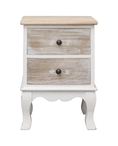2 pcs Tables de chevet 35x30x50 cm Bois de Paulownia