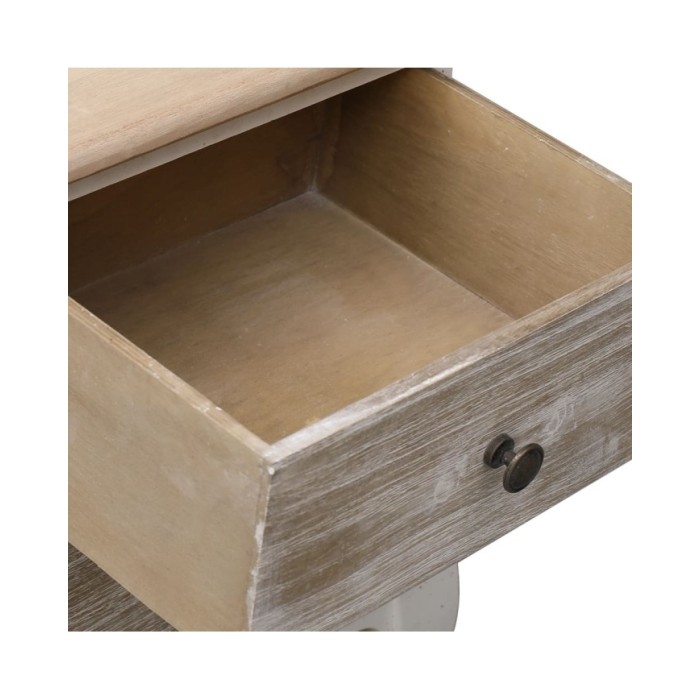 2 pcs Tables de chevet 35x30x50 cm Bois de Paulownia