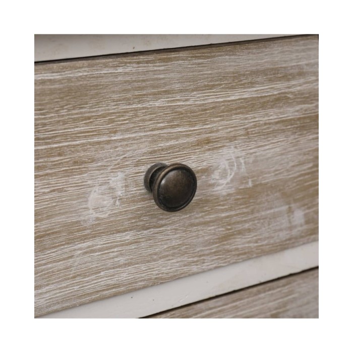 2 pcs Tables de chevet 35x30x50 cm Bois de Paulownia