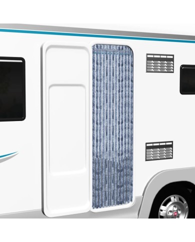 Moustiquaire Argenté 56x185 cm Chenille