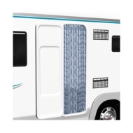 Moustiquaire Argenté 56x185 cm Chenille