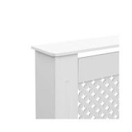 Cache-radiateur Blanc 172x19x81,5 MDF