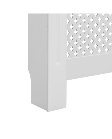 Cache-radiateur Blanc 172x19x81,5 MDF