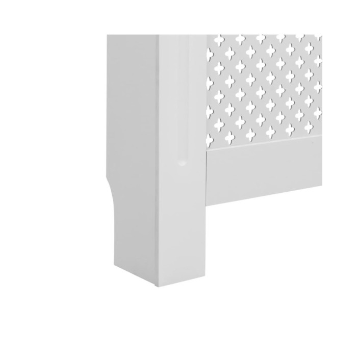Cache-radiateur Blanc 172x19x81,5 MDF