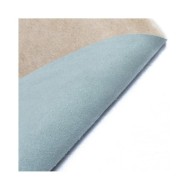 Tapis en peau de vache véritable 150 x 170 cm Beige