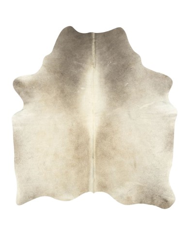 Tapis en peau de vache véritable 150 x 170 cm Beige