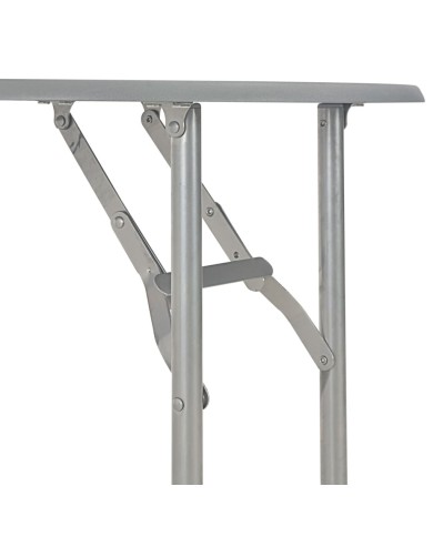 Ensemble à dîner pliant 3 pcs et étagère de rangement MDF acier