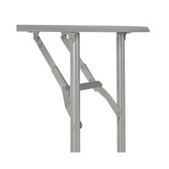 Ensemble à dîner pliant 3 pcs et étagère de rangement MDF acier