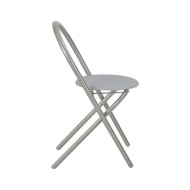 Ensemble à dîner pliant 3 pcs et étagère de rangement MDF acier