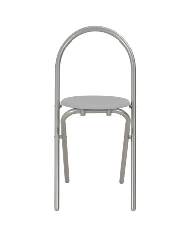 Ensemble à dîner pliant 3 pcs et étagère de rangement MDF acier