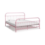 Cadre de lit Rose Métal 180 x 200 cm