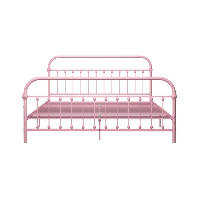 Cadre de lit Rose Métal 180 x 200 cm