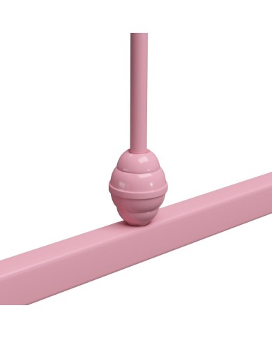 Cadre de lit Rose Métal 180 x 200 cm