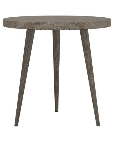 Ensemble de tables d'appoint 3 pcs Gris MDF et fer