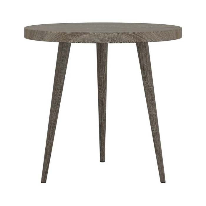 Ensemble de tables d'appoint 3 pcs Gris MDF et fer