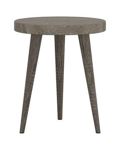 Ensemble de tables d'appoint 3 pcs Gris MDF et fer