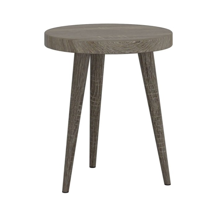 Ensemble de tables d'appoint 3 pcs Gris MDF et fer