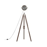 Lampadaire à trépied Bois de manguier massif 186 cm