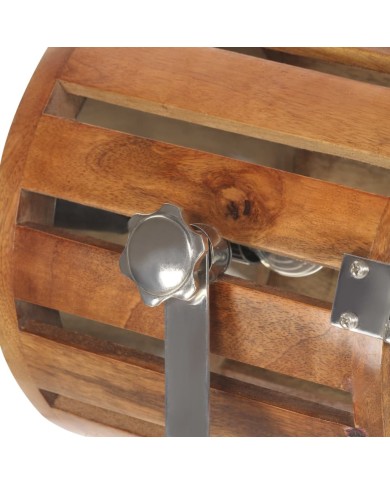 Lampadaire à trépied Bois de manguier massif 186 cm