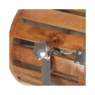 Lampadaire à trépied Bois de manguier massif 186 cm