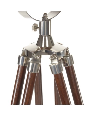 Lampadaire à trépied Bois de manguier massif 186 cm