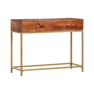 Table console 100x35x76 cm Bois d'acacia massif