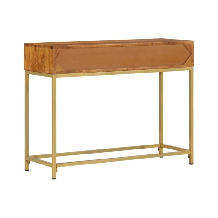 Table console 100x35x76 cm Bois d'acacia massif