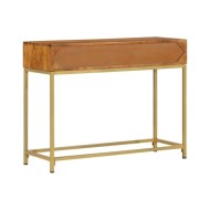 Table console 100x35x76 cm Bois d'acacia massif
