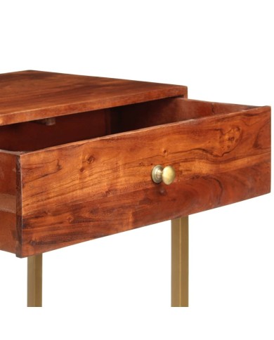 Table console 100x35x76 cm Bois d'acacia massif