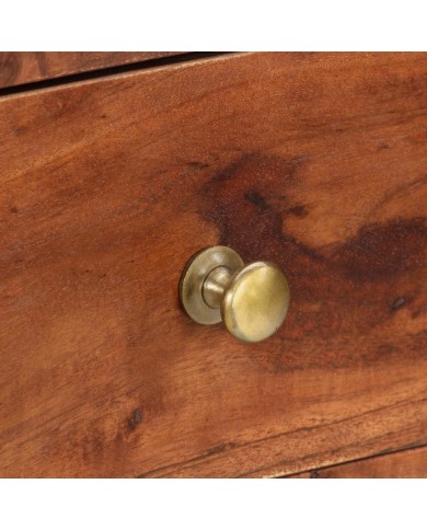 Table console 100x35x76 cm Bois d'acacia massif