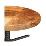 Chaises de bar 2 pcs Bois de manguier solide