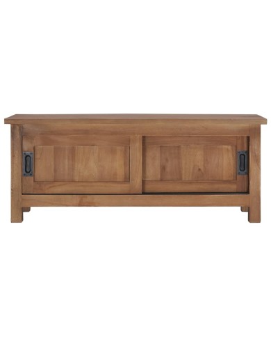 Meuble TV 90x30x35 cm Bois de teck massif