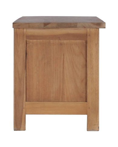 Meuble TV 90x30x35 cm Bois de teck massif