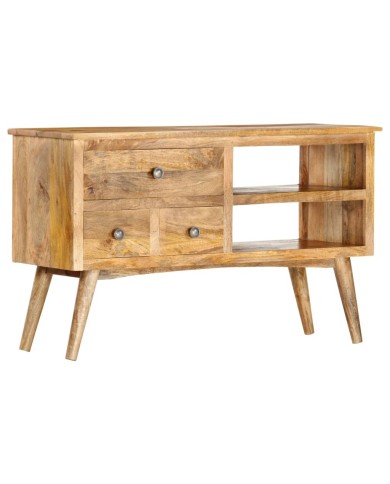 Buffet 102x35x61 cm Bois de manguier massif
