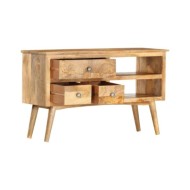 Buffet 102x35x61 cm Bois de manguier massif