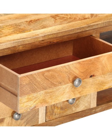 Buffet 102x35x61 cm Bois de manguier massif