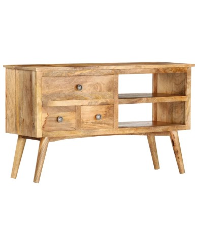 Buffet 102x35x61 cm Bois de manguier massif