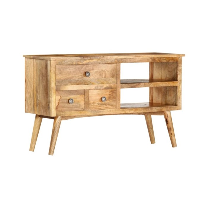 Buffet 102x35x61 cm Bois de manguier massif