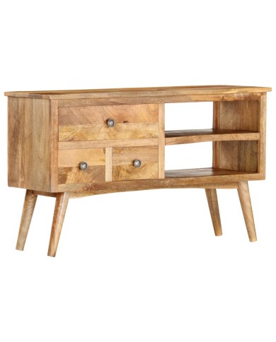 Buffet 102x35x61 cm Bois de manguier massif