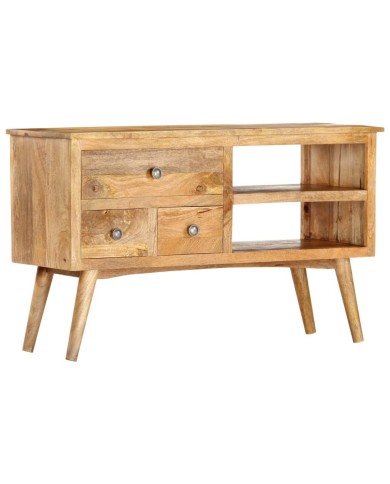 Buffet 102x35x61 cm Bois de manguier massif