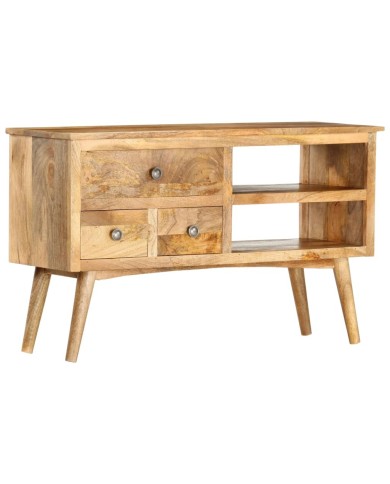 Buffet 102x35x61 cm Bois de manguier massif