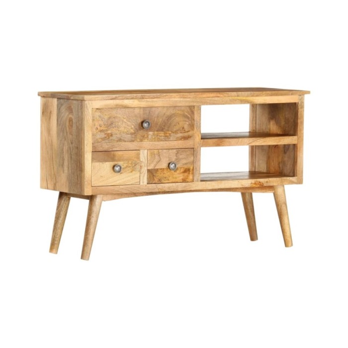 Buffet 102x35x61 cm Bois de manguier massif