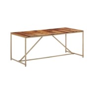 Table de salle à manger 180x90x76 cm Bois solide