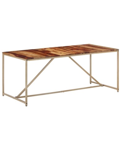 Table de salle à manger 180x90x76 cm Bois solide