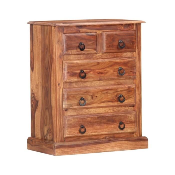Armoire à tiroirs 60x35x75 cm Bois massif