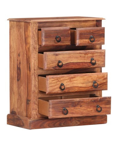 Armoire à tiroirs 60x35x75 cm Bois massif