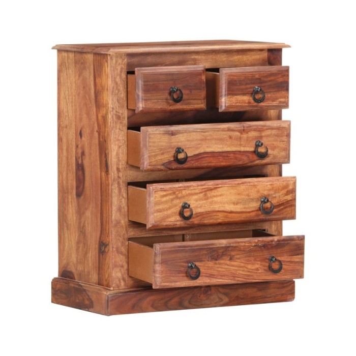 Armoire à tiroirs 60x35x75 cm Bois massif