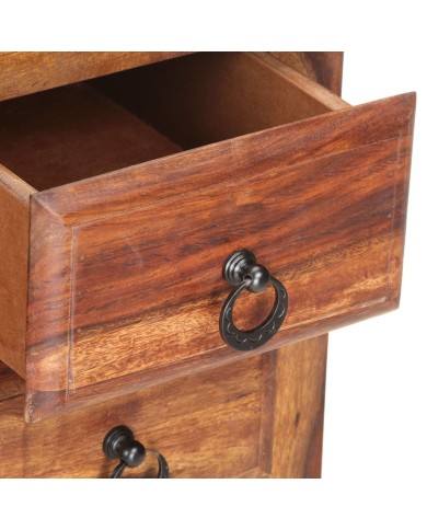 Armoire à tiroirs 60x35x75 cm Bois massif